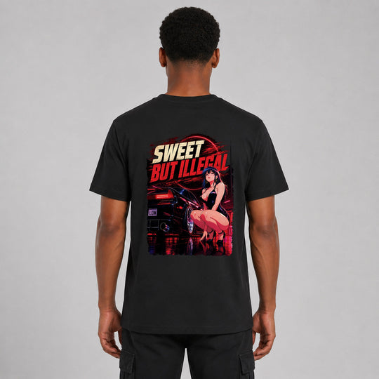 Sweet But Illegal Sparbundle – T-Shirt Rückansicht