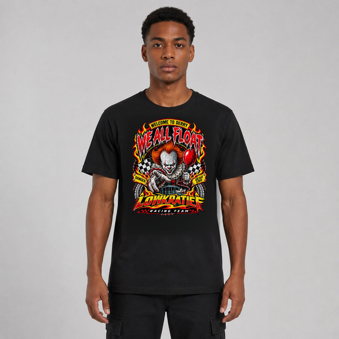 LOWKRATIEF We All Float T-Shirt mit korrigiertem Frontprint