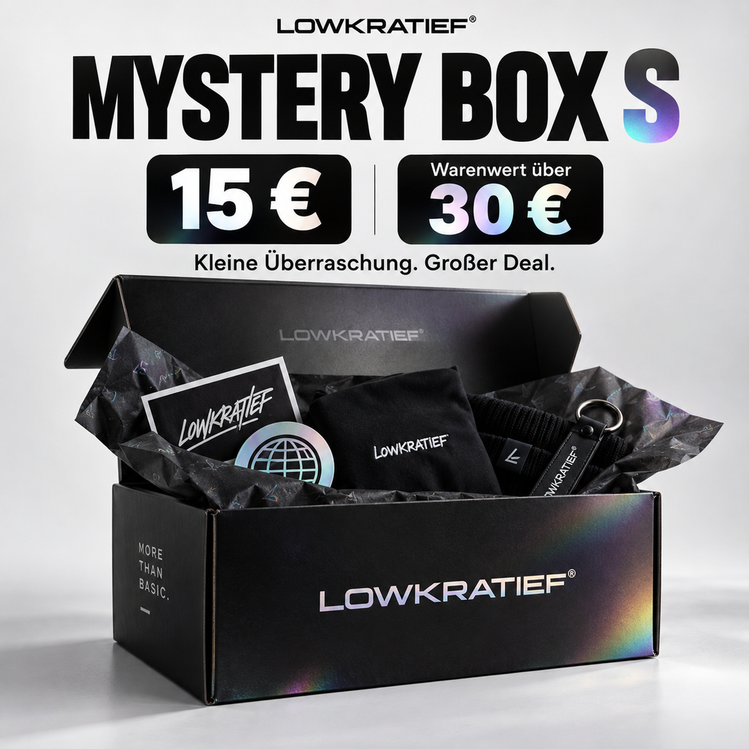 Lowkratief Mystery Box Größe S – 15 € – Warenwert über 30 €