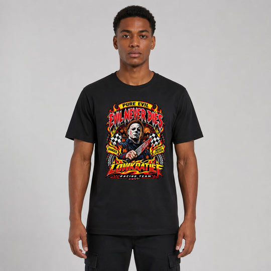 Evil Never Dies T-Shirt – Lowkratief