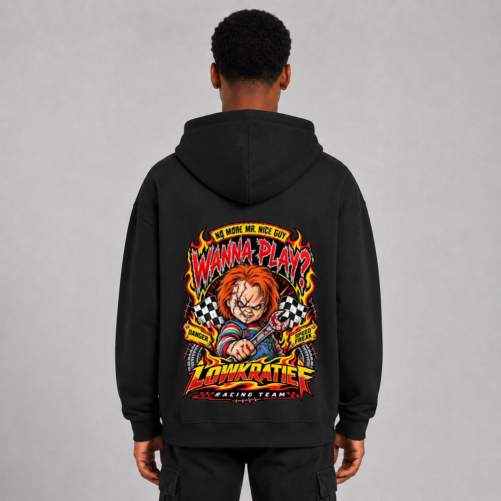 Wanna Play? Oversize-Hoodie – Lowkratief