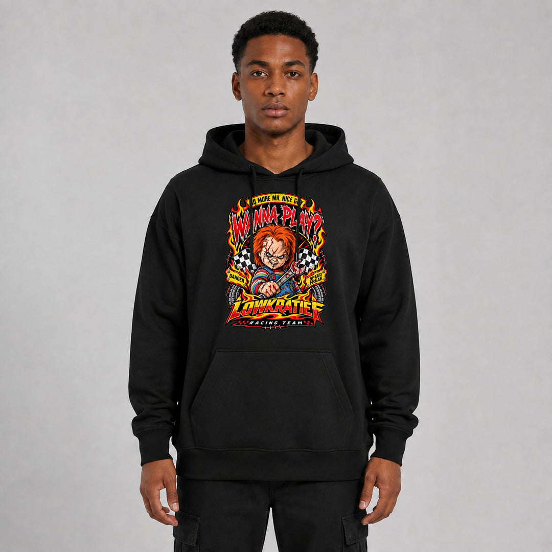 Wanna Play? Oversize-Hoodie – Lowkratief
