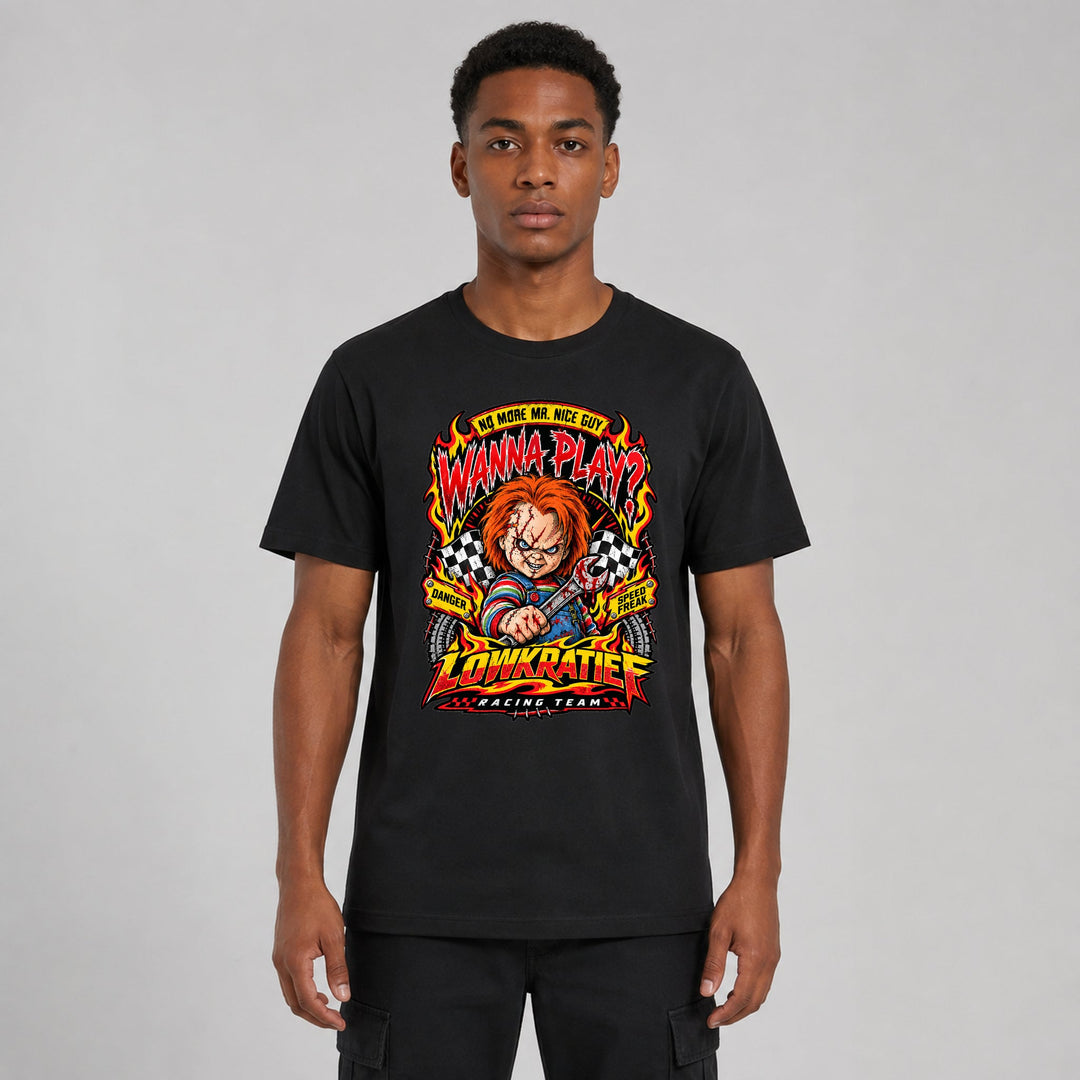 Wanna Play? T-Shirt – Lowkratief